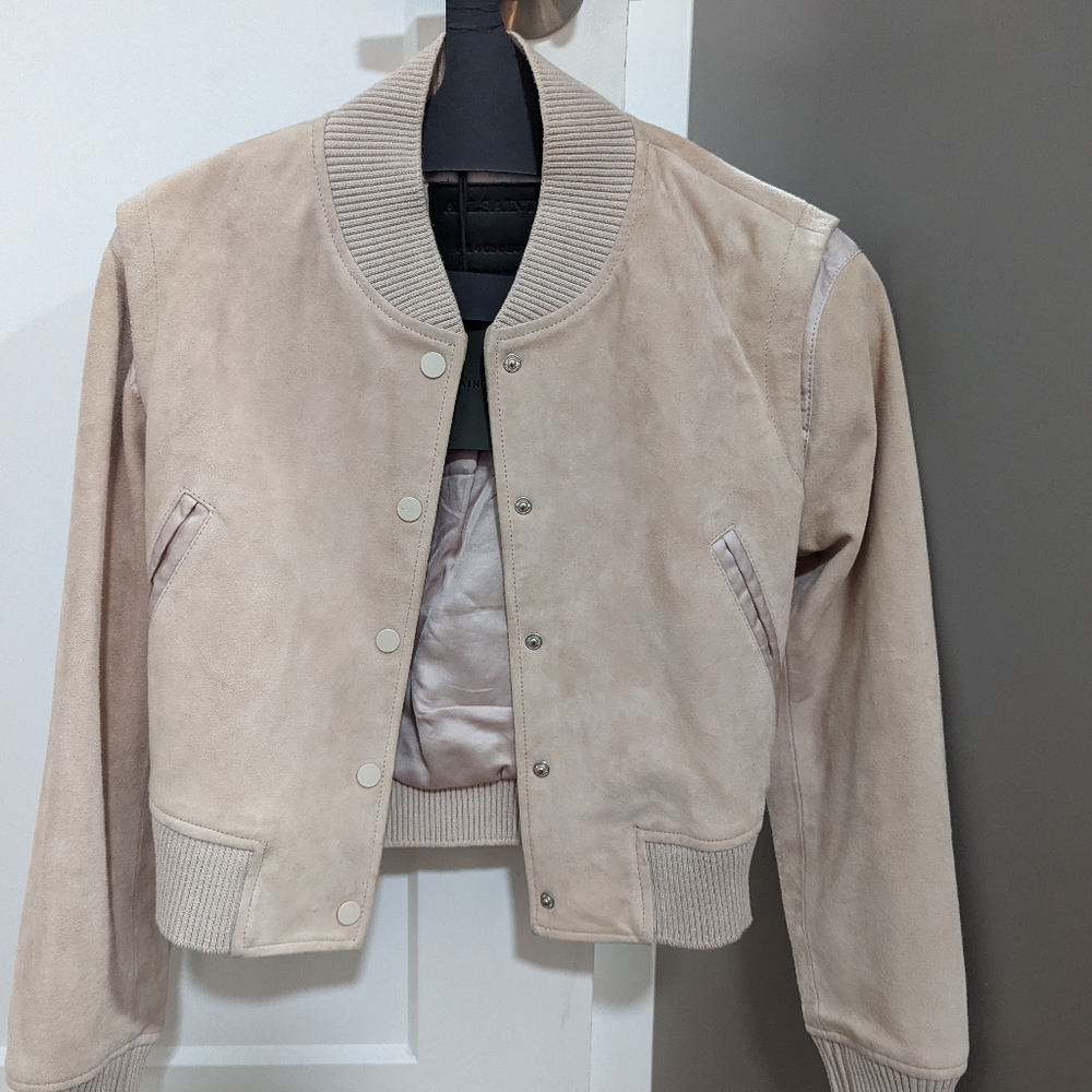 Brene Suede Baseball Jackey